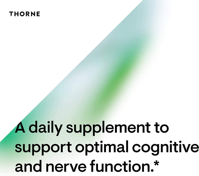 Thorne Acetyl-L-Carnitine - 500 Mg - Supports Brain Function and Healthy Nerve Sensations in the Hands and Feet - Gluten-Free, Soy-Free, Dairy-Free - 60 Capsules