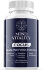 (1 Pack) Mind Vitality Focus - Dietary Supplement for Focus, Memory, Clarity, & Energy - Advanced Cognitive Support Formula for Maximum Strength - 60 Capsules