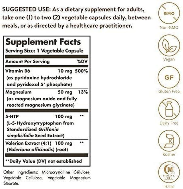 SOLGAR 5-Htp 100 Mg, 90 CT