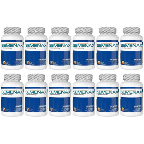 Semenax Volume and Intensity Enhancer 120 Capsules per Bottle X 12 Month Supply / 1 Year