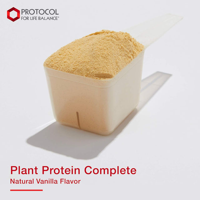 Protocol Plant Protein Complete - Pea, Hemp, and Quinoa Protein Shake - Vanilla - 2 Lbs (907 G)