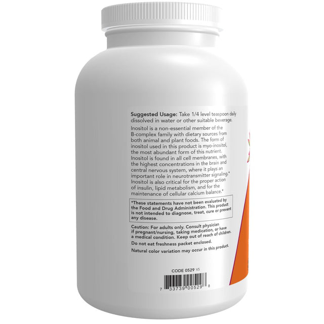 Now Supplements, Inositol Powder, Neurotransmitter Signaling*, Cellular Health*, 1-Pound