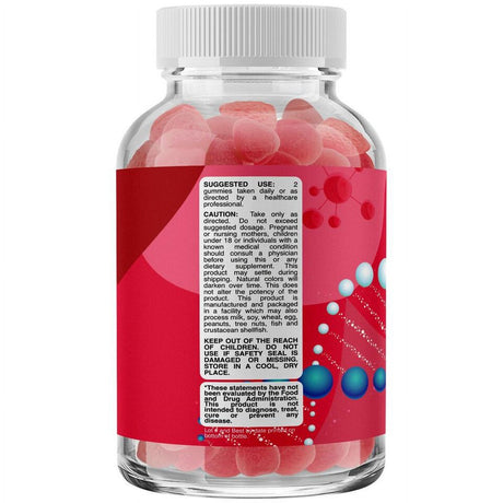 Healthy Gut Probiotic and Digestive Health Gummies for Adults Strawberry Flavor 30 Count