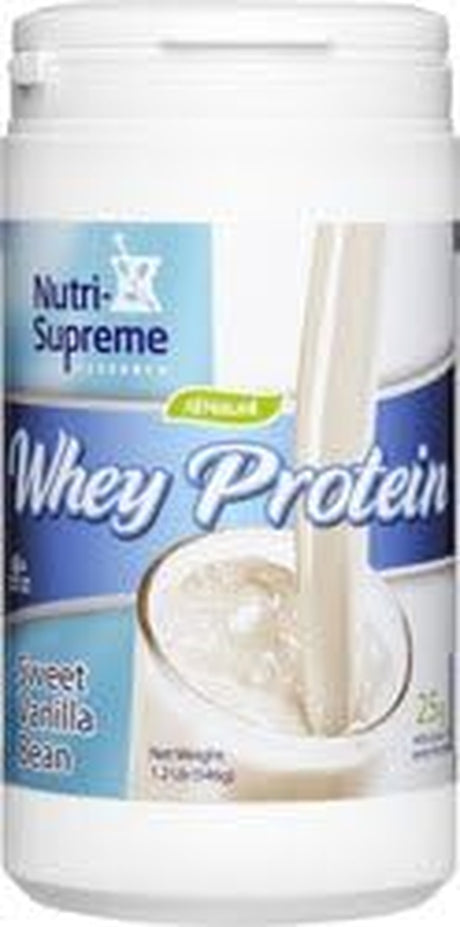 Nutri-Supreme Research Whey Protein Powder Sweet Vanilla Bean Dairy Cholov Yisroel - 1.2 LB