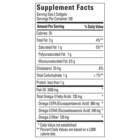 Nature Made Fish Oil 1200 Mg., 400 Softgels