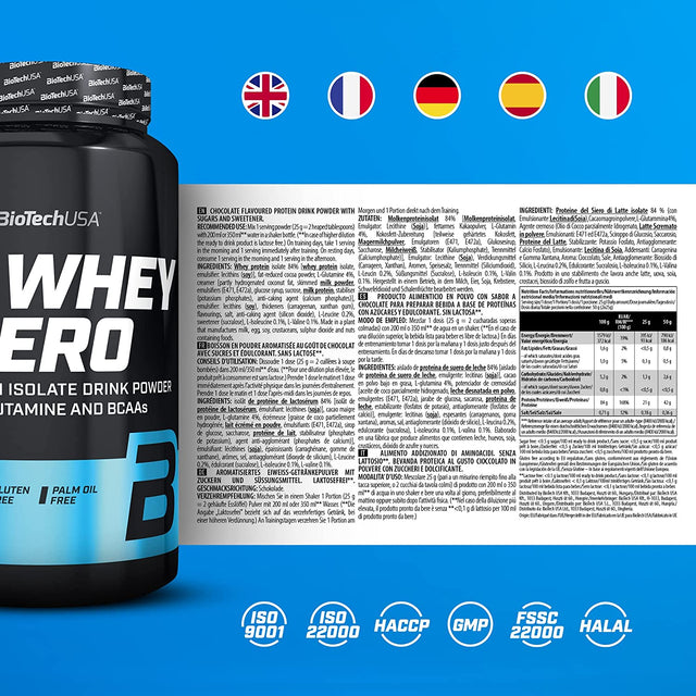 Iso Whey Zero - 5.0 Lbs - Chocolate - Biotech by Biotechusa