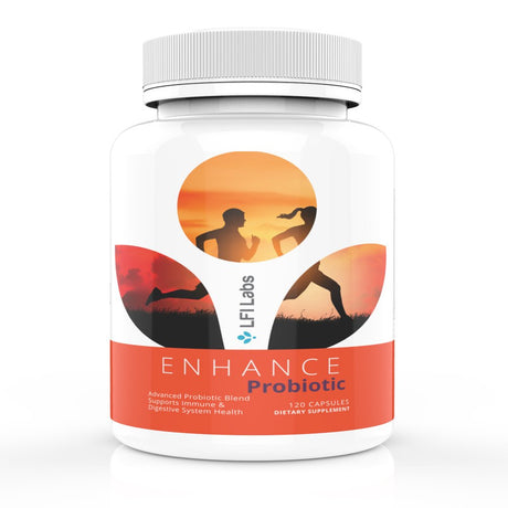 Enhance Probiotic - Gut Microbiome Supplement - Support Immune System, Weight Loss, Heart Health, & Natural Digestive Enzymes - for Men & Women - 750 Million CFU, 120 Vegetable Capsules 200Mg