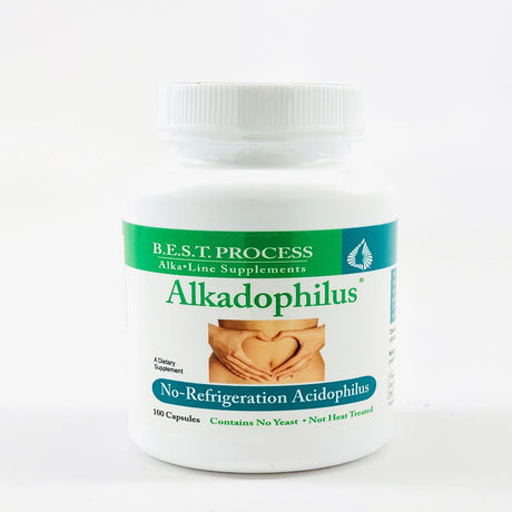 Alkadophilus — Morter Healthsystem Best Process Alkaline — No Refrigeration Probiotic & Prebiotic Digestive Supplement — 1.5 Billion CFU of Good Bacteria & Beetroot — Boosts Digestion, Mood & Vitality