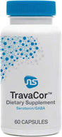 Neuroscience Travacor - Mood and Calm Support Complex with 5-HTP and L-Theanine, Serotonin and GABA Neurotransmitter Supplement (60 Capsules)