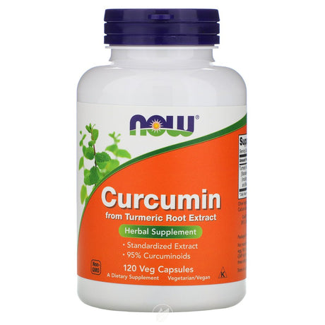 Now Foods Curcumin - 120 Vcaps, Pack of 2