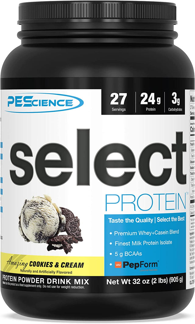 Pescience Select Protein, Cookies and Cream, 27 Serving, Premium Whey and Casein Blend