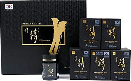 Geumheuk Korean Black Ginseng 250G- 100% Black Ginseng - Boost Immunity and Promote Enhance Immunity, Mental Performance, Stamina, Energy Health