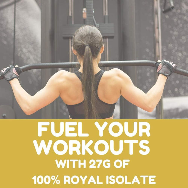 RSN Royal 100% Isolate Protein Powder | 27G Protein Isolate | 0 Sugar | 1G Carbs | 5 Lbs | 76 Servings | Chocolate Delight