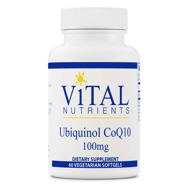 Ubiquinol Coq10, 100 Mg, 60 Softgels, Vital Nutrients