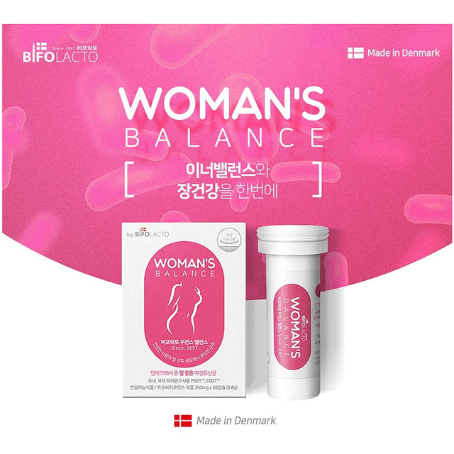 Bifolacto Women’S Balance Probiotics Premium Denmark Probiotic (1 Box of 28 Capsules)