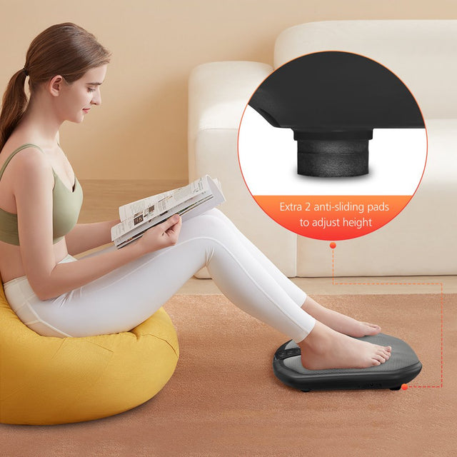 Comfier Kneading Shiatsu Foot & Back Massager with Heat, Feet Massage Machine for Pain Relief, Gifts for Dad Mom