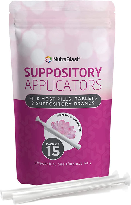 Nutrablast Suppository Applicators, 15 Ct