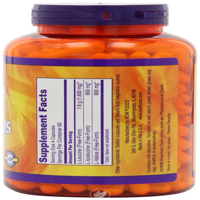 NOW Sports Branch-Chain Amino 240 Vcaps