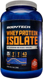 BODYTECH Whey Protein Isolate Powder - Rich Chocolate (3 Lbs./43 Servings)