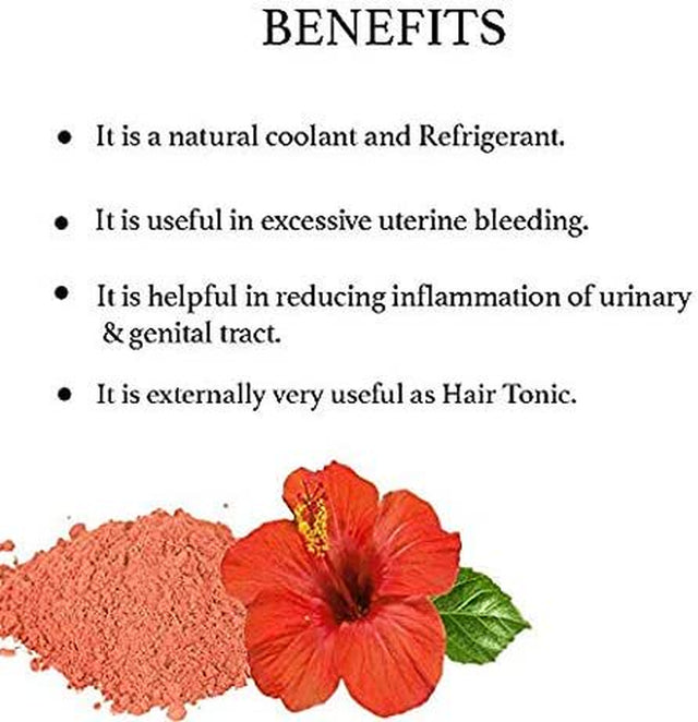 Hibiscus Powder - 1 Pound / 16 Oz (Hibiscus Rosa Sinensis) | Natural Herbal Supplement for Moisturizing / Glowing Skin & Hair Growth | Excellent Blood Purifier & Natural Herbal Hair Tonic