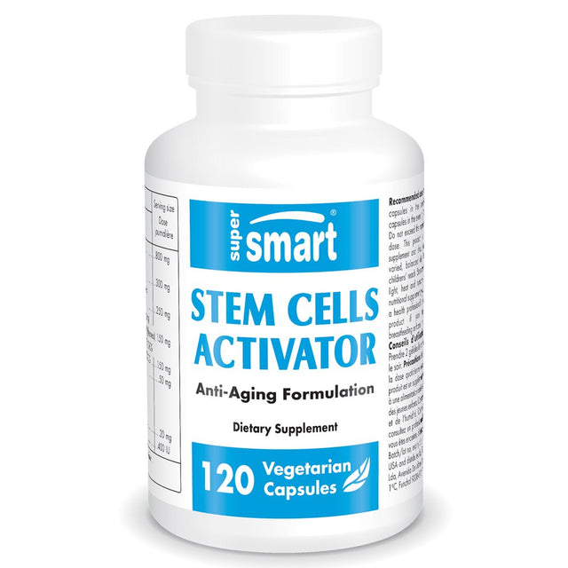 Supersmart - Stem Cells Activator - with Fucoidan - anti Aging Supplement - Immunity & Brain Support | Non-Gmo & Gluten Free - 120 Vegetarian Capsules