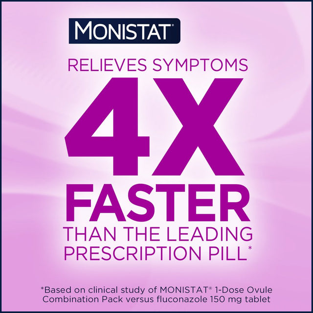 Monistat 7 Day Yeast Infection Treatment, 7 Disposable Miconazole Cream Tubes & External Itch Cream