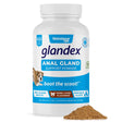 Glandex Dog Fiber Supplement for Anal Glands with Pumpkin, Digestive Enzymes & Probiotics - Boot the Scoot 4.0 Oz Pork Liver by Vetnique Labs