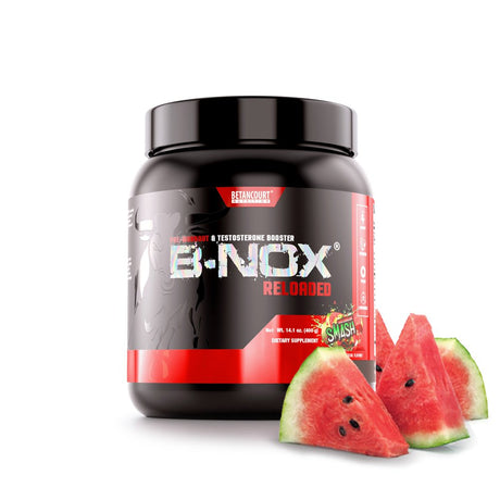 B-Nox Reloaded - Watermelon, Enhanced Pre-Workout & Testosterone Enhancer, Powder Supplement, Betancourt (14.1 / 20 Servings)