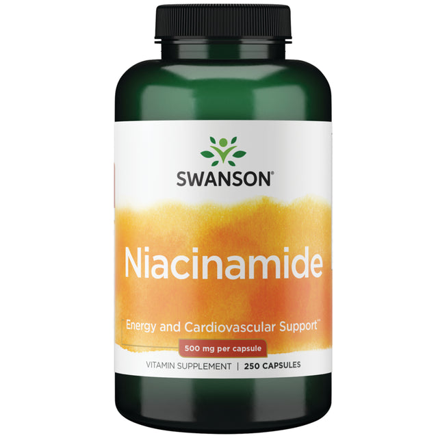 Swanson Niacinamide 500 Mg 250 Capsules