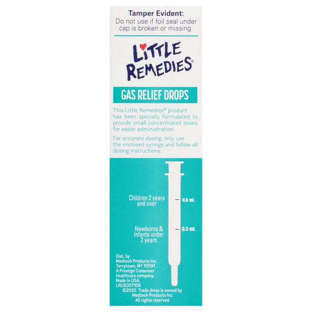 Little Remedies Gas Relief Drops, Natural Berry Flavor, Safe for Newborns, 1 Fl Oz