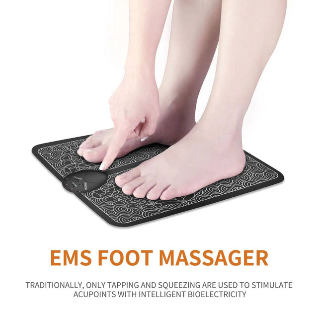 Foot Massager Mat for Neuropathy,Foot Massager Pad for Pain Plantar Relief,Smart Electric Foot Massager Acupuncture Apparatus Improves Blood Circulation Relieves Pain Health Care