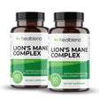 Healblend Lions Mane Mushroom Complex Capsules - Brain Supplement, Stimulates Mood, Memory and Creativity (60 Capsules) 2-Pack