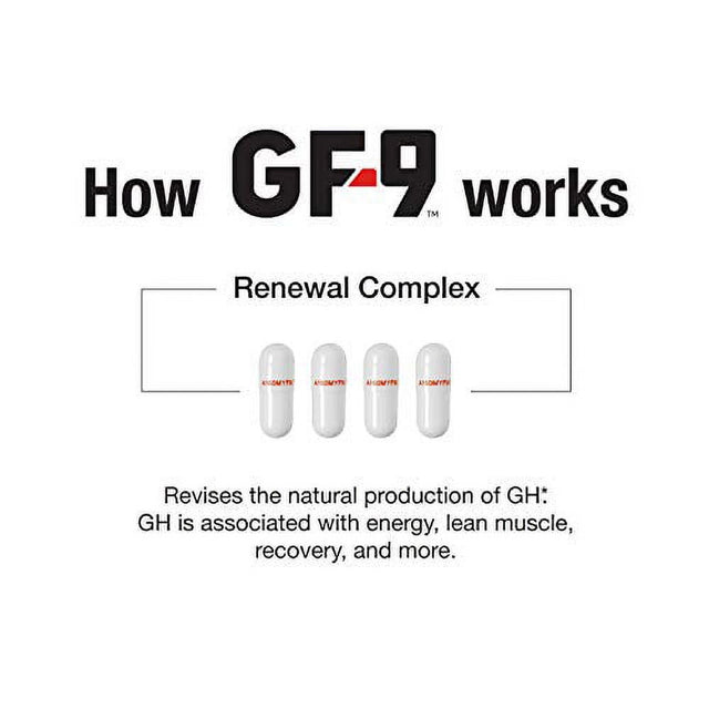 GF-9 Â€“ 84 Count - Supplements for Men - Male Supplements - Boost Critical Peptide That Supports Energy, Drive, Physical Performance & More