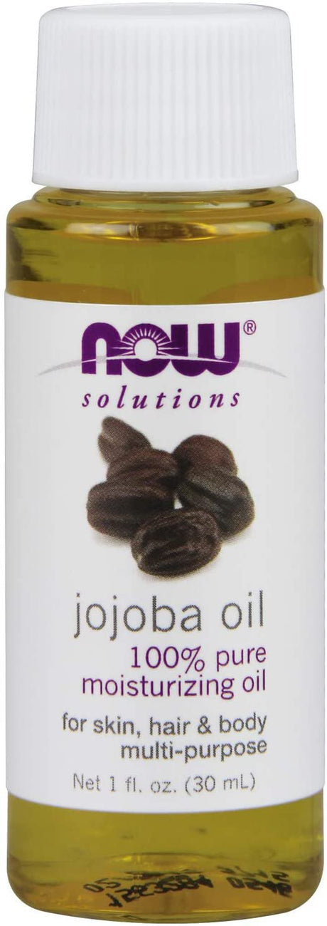 100% Pure Moisturizing Jojoba Oil Pure 1 Floz by NOW Foods Pack of 4