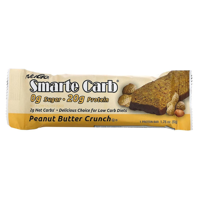 Nugo Nutrition Smarte Carb Peanut Butter Crunch Bar 12 Bar(S)