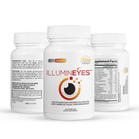 5 Pack Illumineyes, Helps Maintain Eye Health & Improve Visual Performance-60 Capsules X5