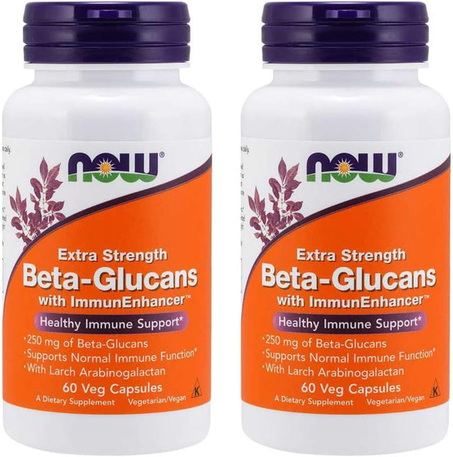 Beta-Glucans with Immunenhancerâ„¢ 60 Vegicaps (Pack of 2)