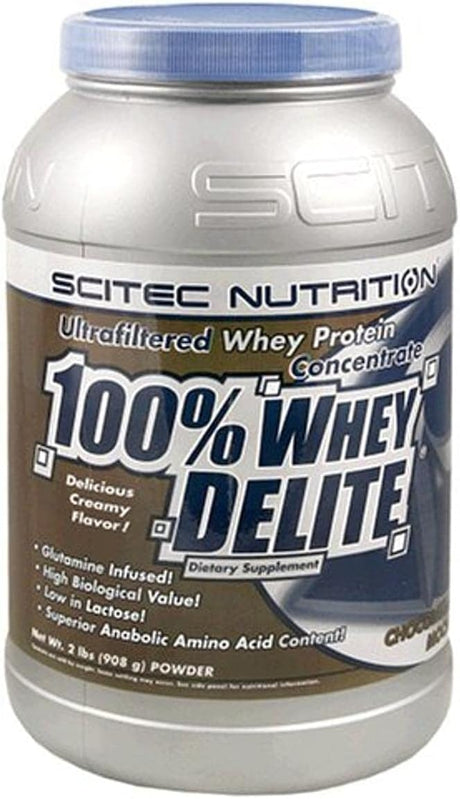 Scitec Nutrition 100% Whey Delite Dietary Supplement, Ultrafiltered Whey Protein Concentrate, Chocolate Mocha, 32 Ounces