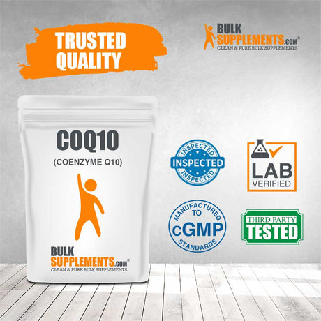 Bulksupplements.Com Coenzyme Q10 (Coq10) Powder - Coenzyme Q10 200Mg - Antioxidant Powder - Heart Supplement - Co Q10 (50 Grams - 1.8 Oz)