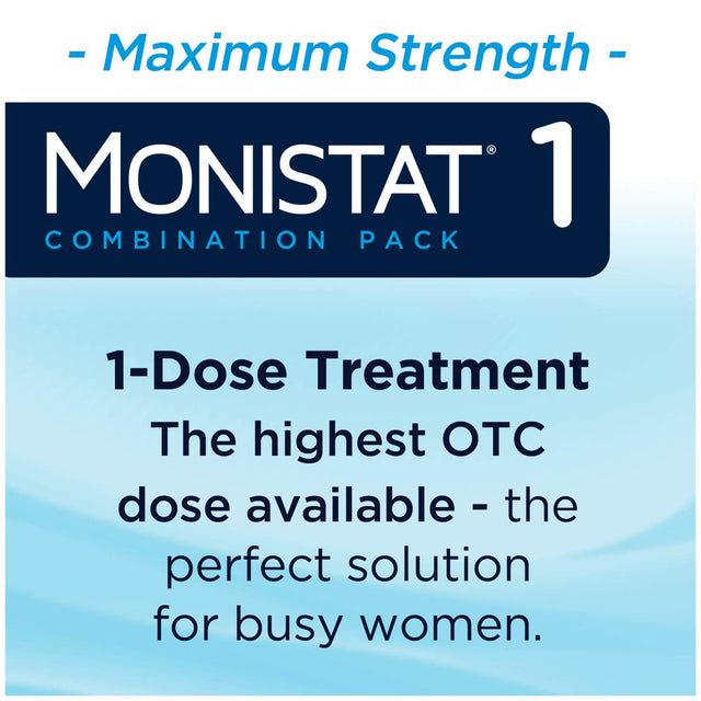 Monistat 1 Day Yeast Infection Treatment, Miconazole Ovule Insert & External Anti-Itch Cream