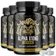 (5 Pack) Alpha X10Nd Ultra Supplement Powder Pills Alpha X 10 ND Ultra Advanced Formula Package (300 Capsules)