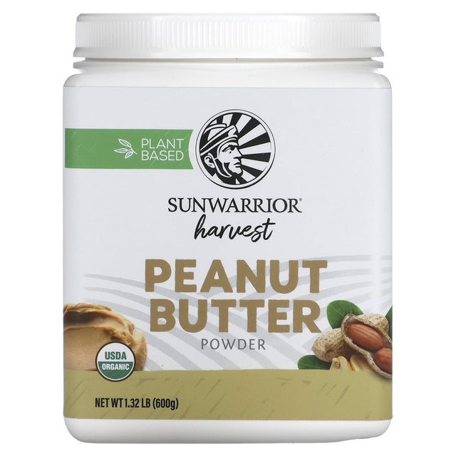 Sunwarrior, Peanut Butter Powder, 1.32 Lb (600 G)