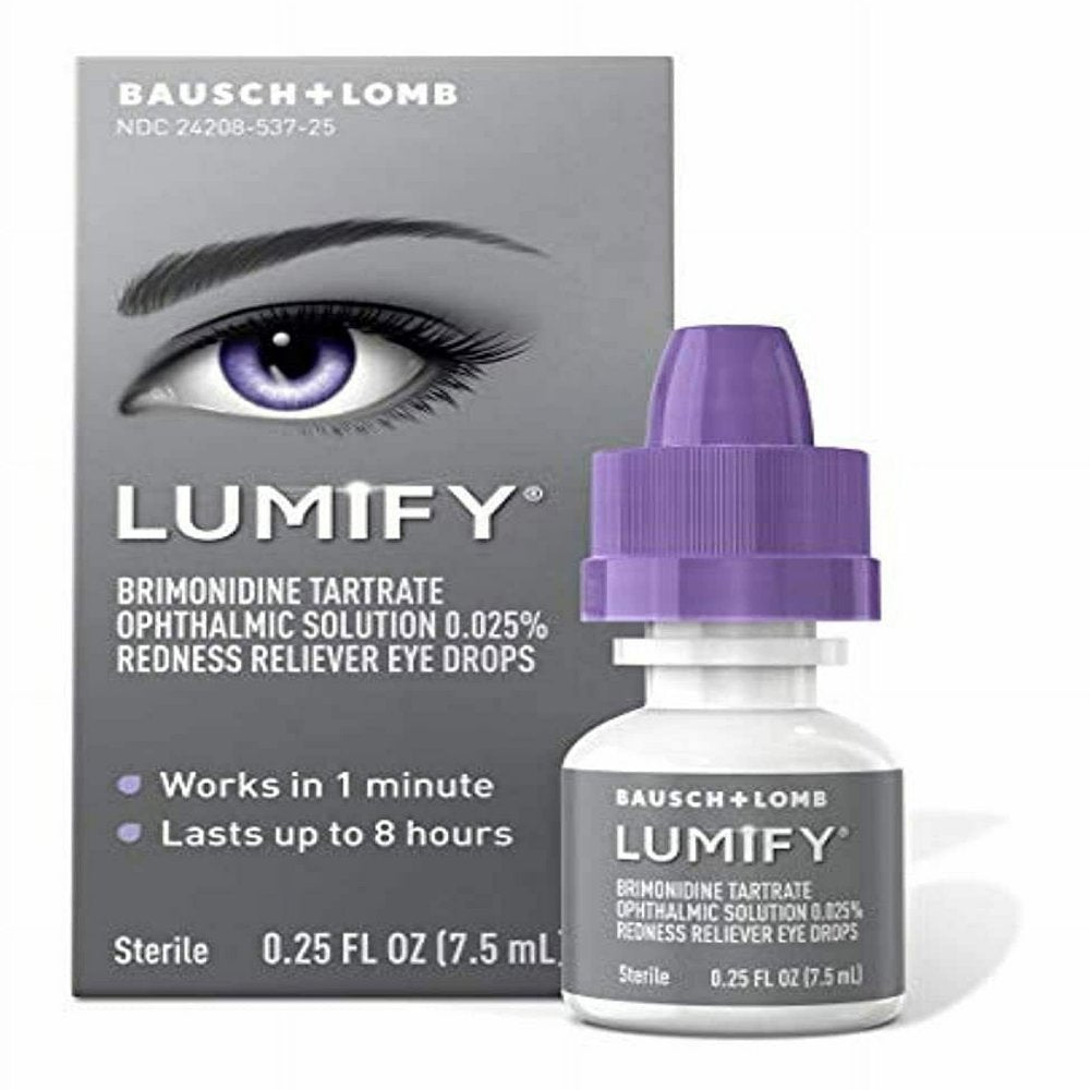 Bausch+Lomb Lumify Ophthalmic Solution Redness Reliever Eye Drops, 0.2 ...