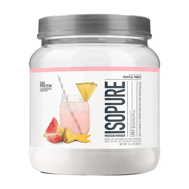 Isopure, Infusions 100% Whey Protein Isolate, Tropical Punch,16 Servings