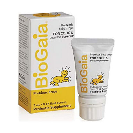 Biogaia Protectis Probiotics Drops for Baby, Infants, Newborn and Kids Colic, Spit-Up, Constipation and Digestive Comfort, 5 ML, 0.17 Oz, 1 Pack