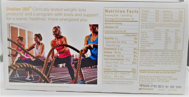 Shaklee 180 Assorted Snack Bars