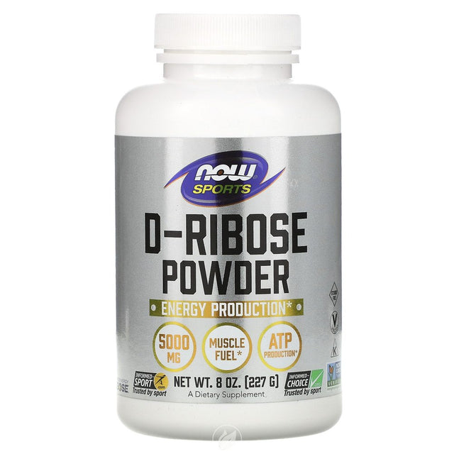 NOW Sports Ribose Pure Powder 8 Oz