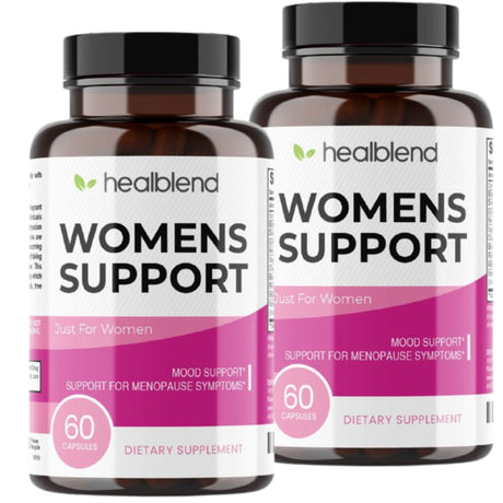 Healblend (2 Pack) Women'S Support Supplements - Reduces Menopause Symptoms, Hormonal Balance, Promote Healthy Mood - 60 Capsules