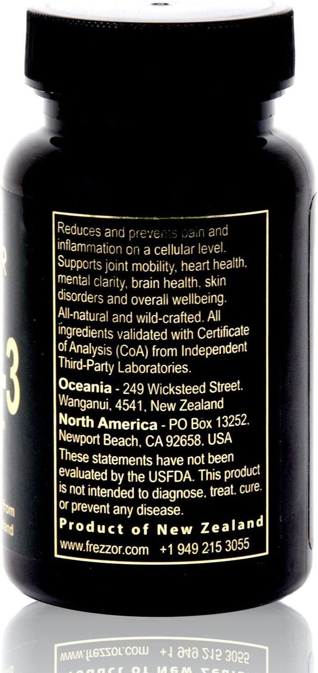 | TA-65 Supplement | 90 Capsules | Free Bottle of Omega-3 Greenlip Mussel Oil | Daily Supplement | 60 Capsules