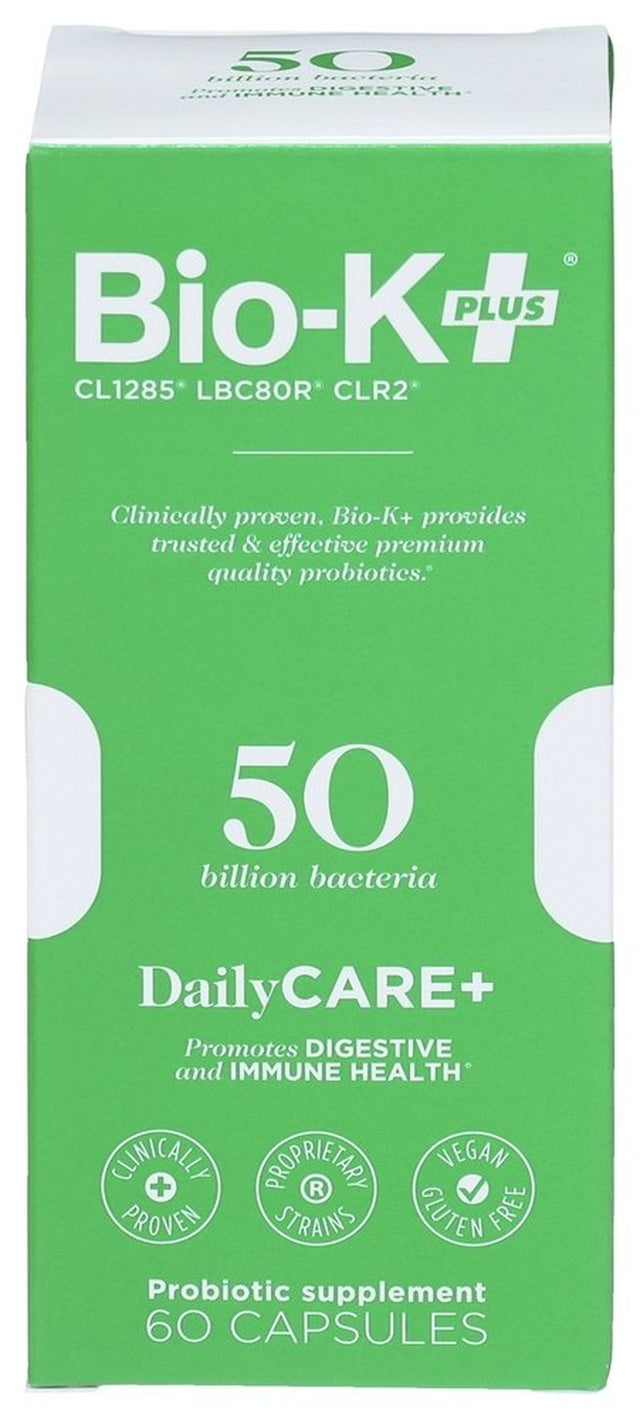 Bio-K plus - Probiotic Dailycare+ 50 Billion CFU - 60 Capsules